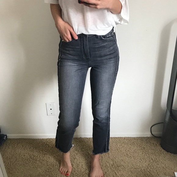 Hudson Jeans Denim - Hudson High Waisted Grey Jeans